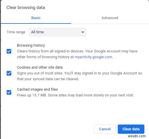 Cách sửa lỗi  Err_Connection_Reset  trên trình duyệt Chrome