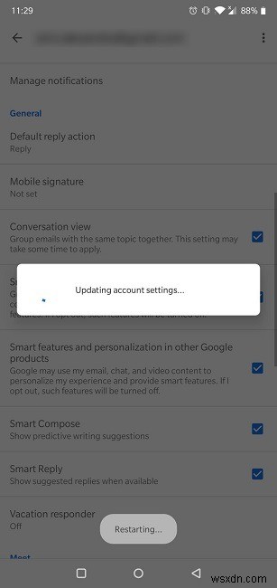 Cách tắt Chế độ xem hội thoại (Conversation View) trong Gmail