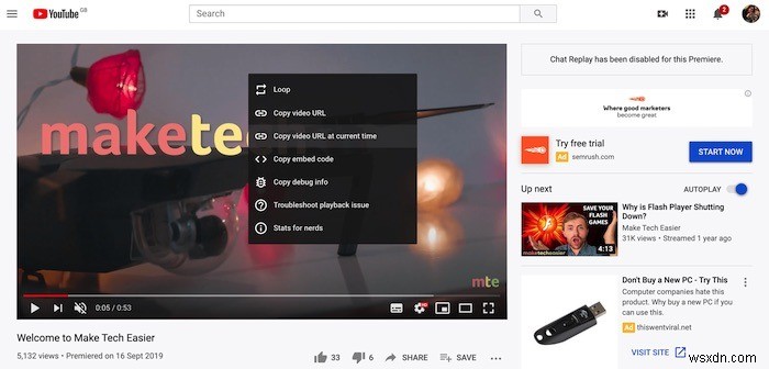 Cách Chia Sẻ Một Phần Cụ Thể Của Video YouTube