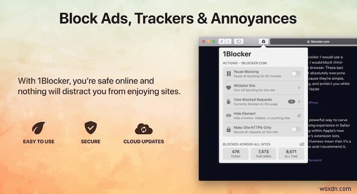 Các Tiện Ích Mở Rộng Safari Tốt Nhất Cho Người Dùng macOS