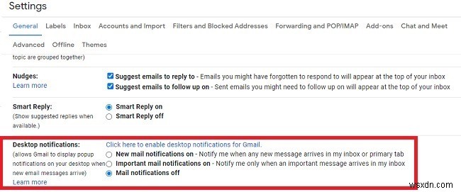 Cách Nhận Thông Báo Từ Gmail Trên Chrome