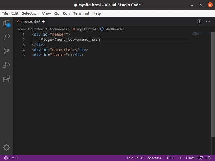Cách tạo file HTML dễ dàng với Emmet