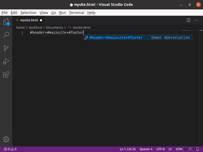 Cách tạo file HTML dễ dàng với Emmet