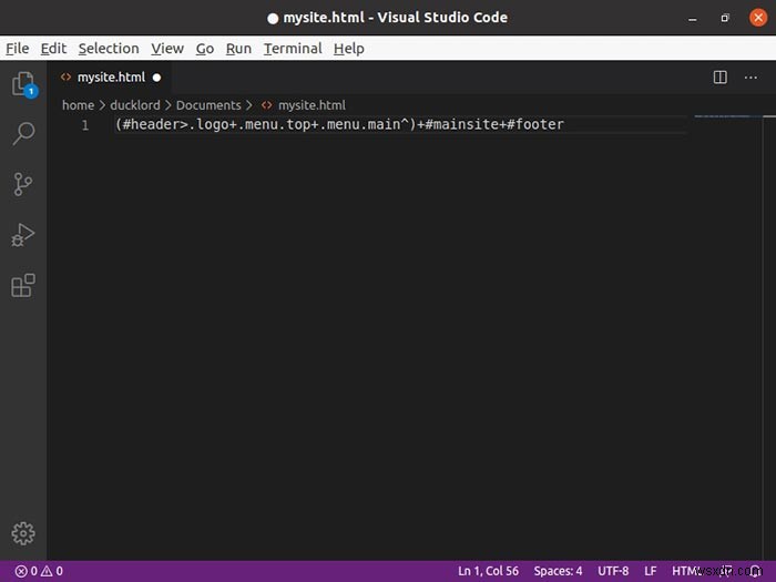 Cách tạo file HTML dễ dàng với Emmet