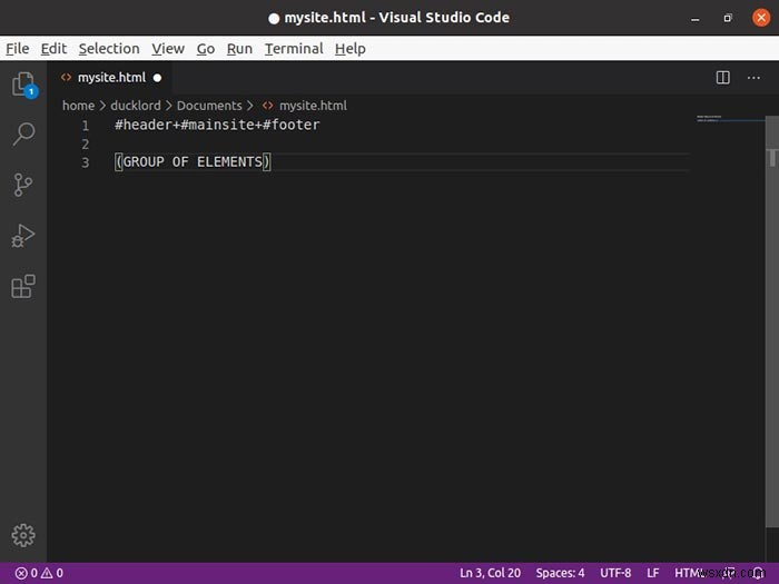 Cách tạo file HTML dễ dàng với Emmet
