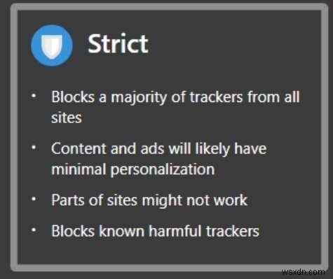 Cách dùng tính năng Ngăn chặn theo dõi (Tracking Prevention) Microsoft Edge bảo vệ bản thân