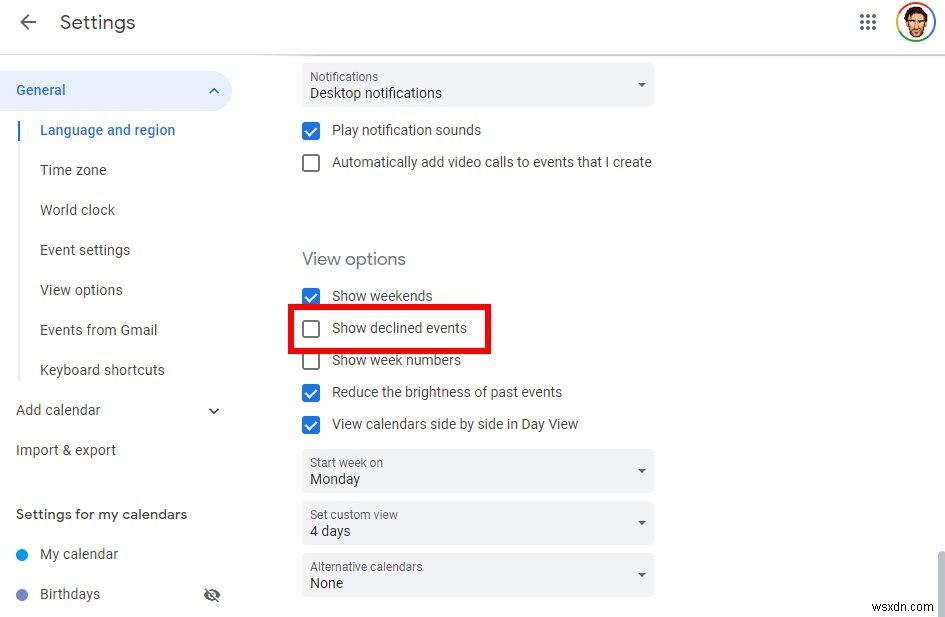 Cách Loại Bỏ Spam Trong Google Calendar