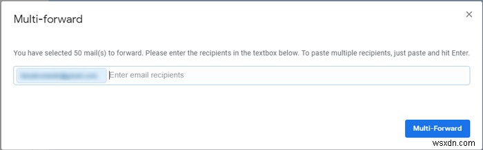 Cách Chuyển Tiếp Nhiều Email Lúc Trên Gmail Với Chrome