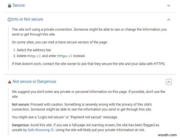 Cách Xử Lý Cảnh Báo  Not Secure  (Không An Toàn) Trên Google Chrome