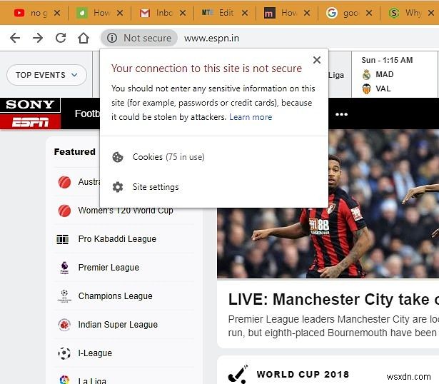 Cách Xử Lý Cảnh Báo  Not Secure  (Không An Toàn) Trên Google Chrome