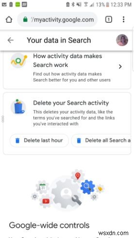 Cách dễ dàng xóa lịch sử tìm kiếm Google