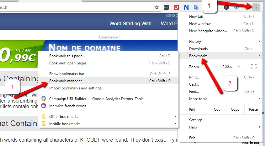 Cách quản lý và tổ chức dấu trang (bookmarks) Chrome