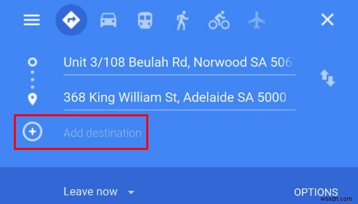 Cách thêm nhiều điểm dừng (Multiple Stops) trong Google Maps