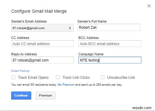 Cách gửi Mail Merge (Thư hàng loạt) trong Gmail