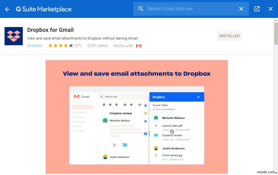 Cách truy cập Dropbox từ tài khoản Gmail