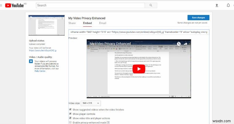 Cách Nhúng Video YouTube Vào WordPress Với Chế Độ Bảo Mật Nâng Cao