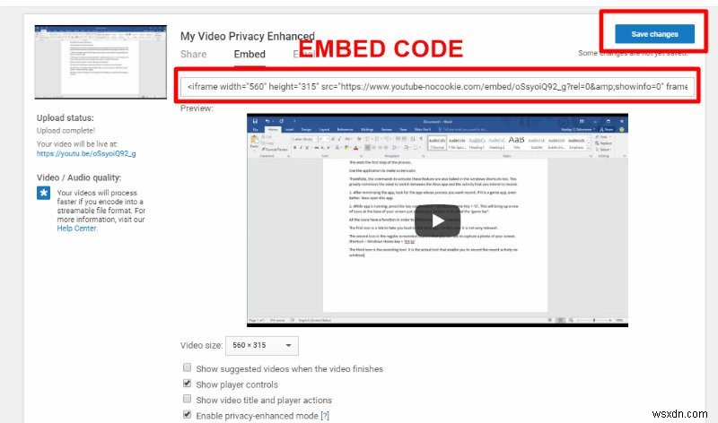 Cách Nhúng Video YouTube Vào WordPress Với Chế Độ Bảo Mật Nâng Cao