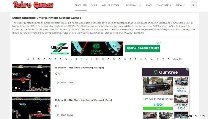 4 Trang Web Cổ Điển Để Thỏa Mãn Niềm Đam Mê Game Retro