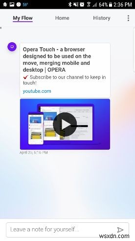Cách Tận Dụng Tối Đa Opera Touch Mới