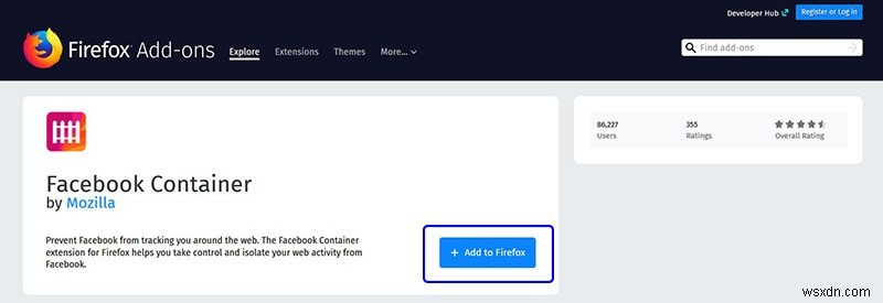 Dùng Extension Facebook Container Ngăn Facebook Theo Dõi Bạn