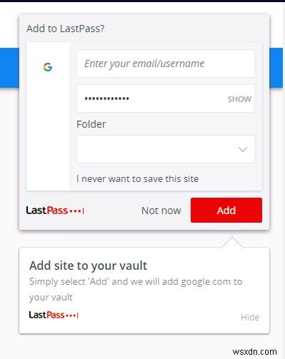 Hướng dẫn cài đặt và sử dụng LastPass bảo mật mật khẩu website