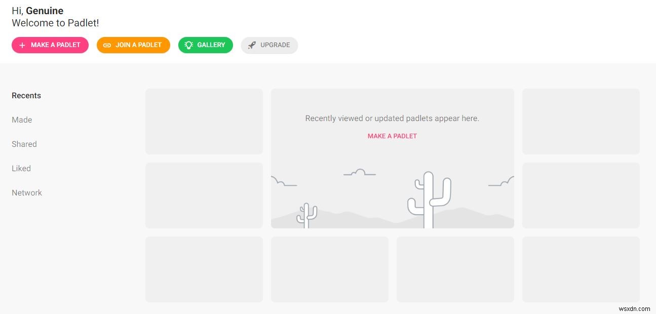 Cách dùng Padlet để cộng tác trực tuyến