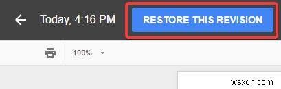 Cách Xem Và Khôi Phục Thay Đổi Trên Google Docs
