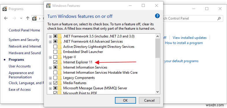 Cách Tắt Internet Explorer Trong Windows 10