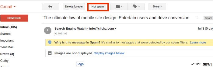 Cách Ngăn Email Hợp Lệ Bị Đánh Dấu Là Spam