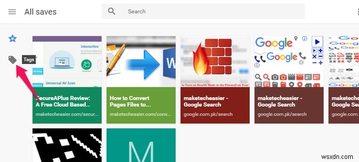 Dùng Save to Google để lưu trang web vào tài khoản Google