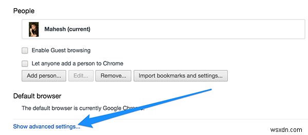 Cách tắt gợi ý tìm kiếm trong Chrome và Safari