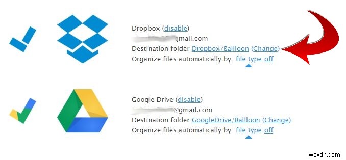 Dễ dàng lưu file vào các dịch vụ đám mây với Ballloon