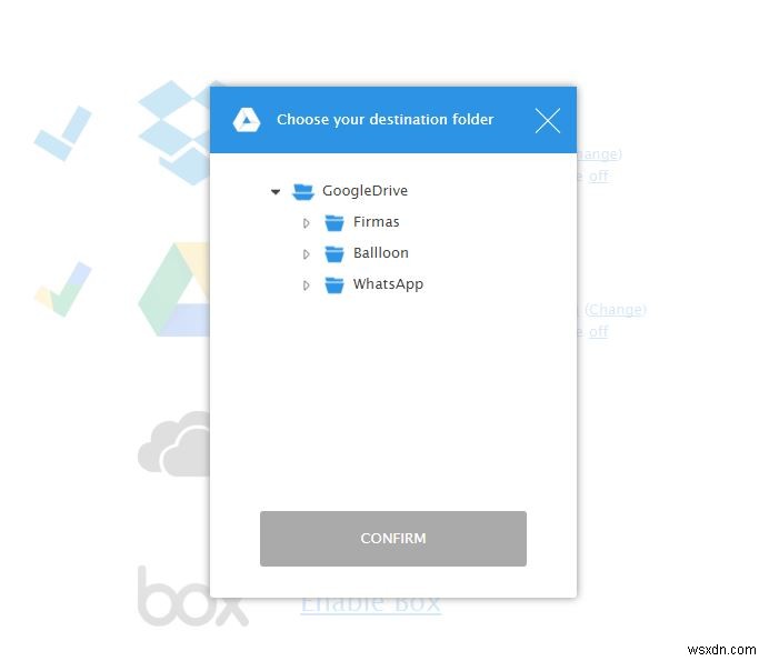 Dễ dàng lưu file vào các dịch vụ đám mây với Ballloon
