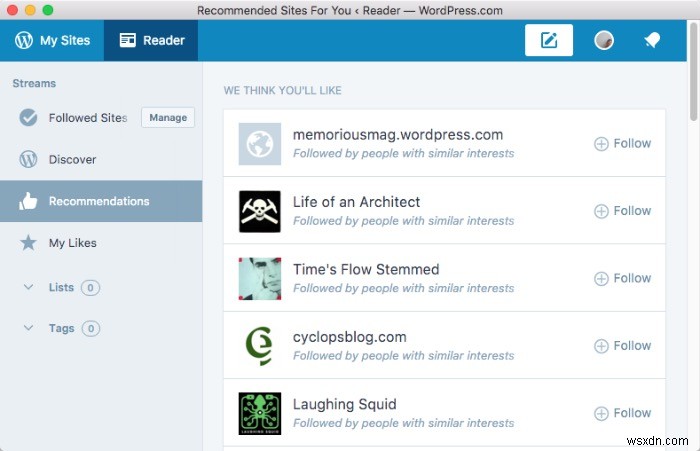 Quản lý blog WordPress với ứng dụng WordPress Desktop