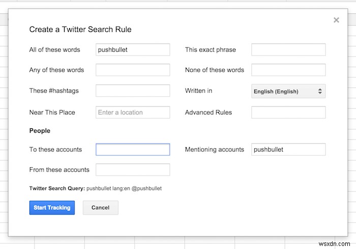 Cách Tự Động Thu Thập Tweet Từ Bất Kỳ Người Dùng Hay Hashtag Vào Google Spreadsheet