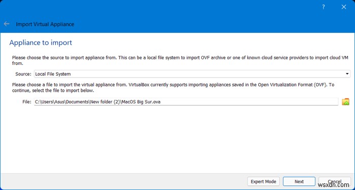 Cách Import và Export File OVA Trong VirtualBox