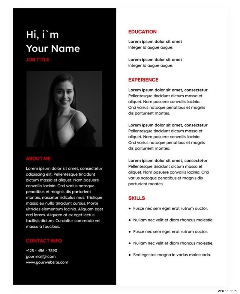 11 Mẫu CV Google Docs Bạn Nên Tham Khảo