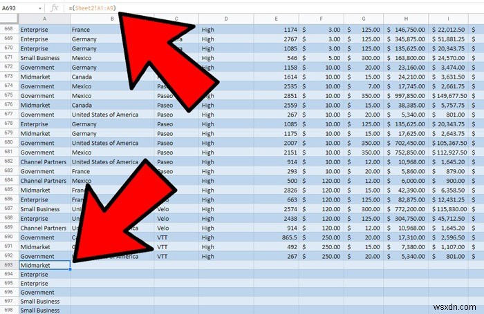 Cách liên kết dữ liệu giữa các bảng tính trong Google Sheets