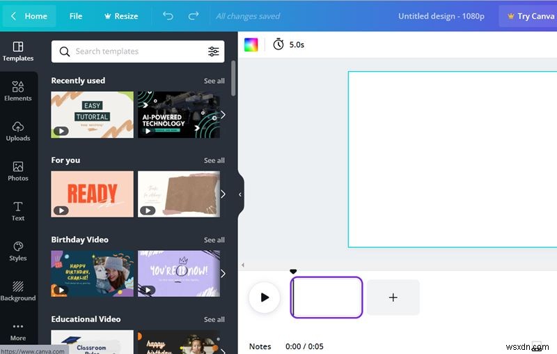 Cách Chỉnh Sửa Video Miễn Phí Bằng Canva