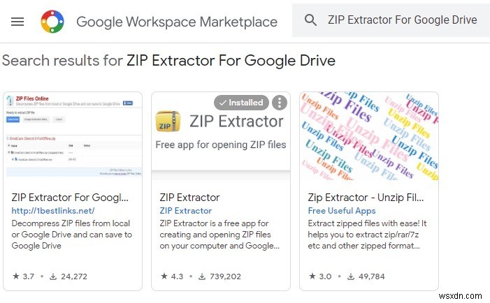 Cách mở file ZIP và RAR trong Google Drive