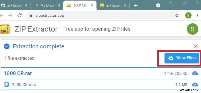 Cách mở file ZIP và RAR trong Google Drive