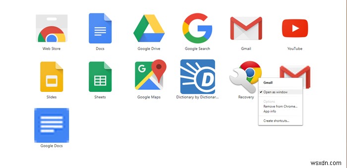 Cách tạo ứng dụng Gmail cho máy tính để bàn