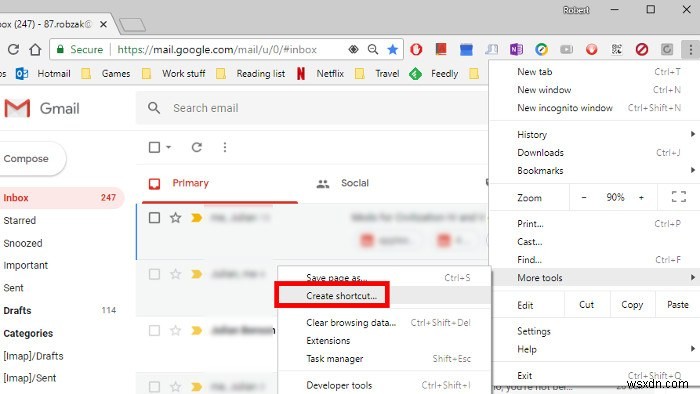 Cách tạo ứng dụng Gmail cho máy tính để bàn