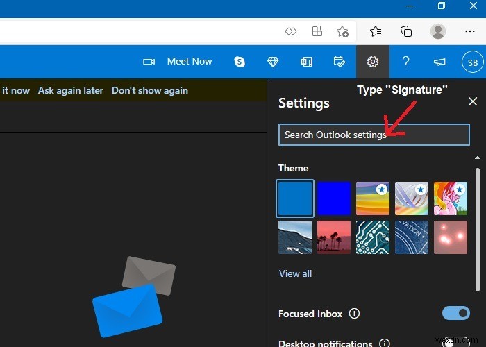 Cách thêm chữ ký trong Outlook