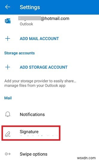 Cách thêm chữ ký trong Outlook