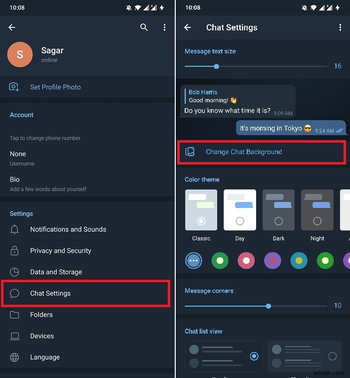 Cách Thiết Lập và Tạo Nền Động Trong Telegram