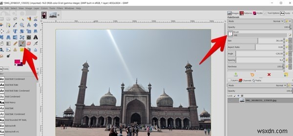 Cách Vẽ Mũi Tên Trong GIMP