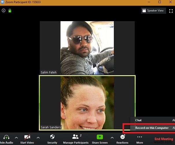 Cách Ghi Hình Cuộc Họp Zoom