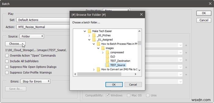 Cách Xử Lý Hàng Loạt Tệp Trong Photoshop
