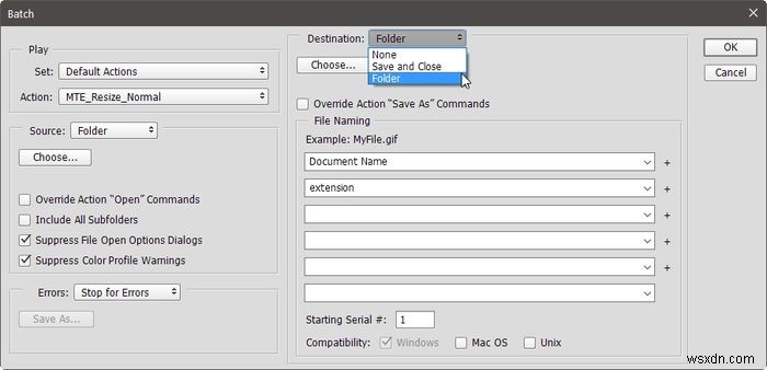 Cách Xử Lý Hàng Loạt Tệp Trong Photoshop
